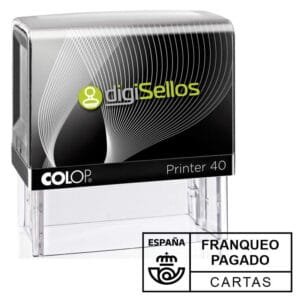 Sello Franqueo Pagado Cartas