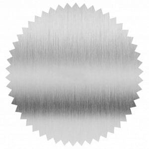 Pegatina plata sello seco