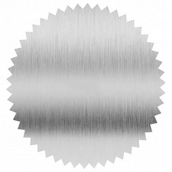 Pegatina plata sello seco