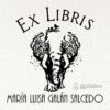 Ex Libris Árbol Elefante