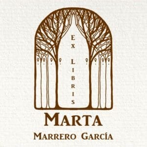 Sello Ex Libris Arboleda