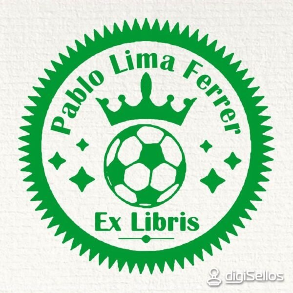 Ex Libris Balón Fútbol