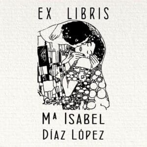 Ex Libris Beso de Klimt