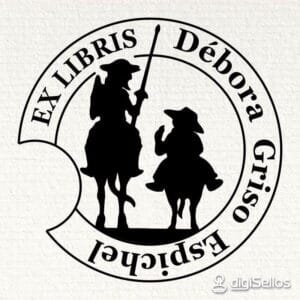 Ex Libris Don Quijote y Sancho Panza