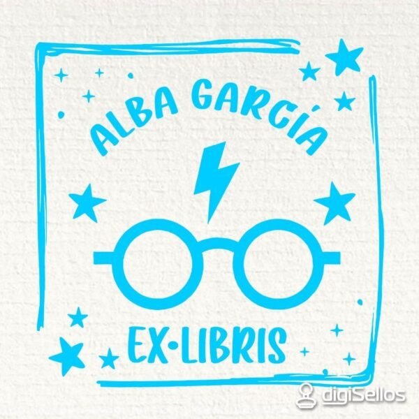 Ex Libris Gafas Harry Potter