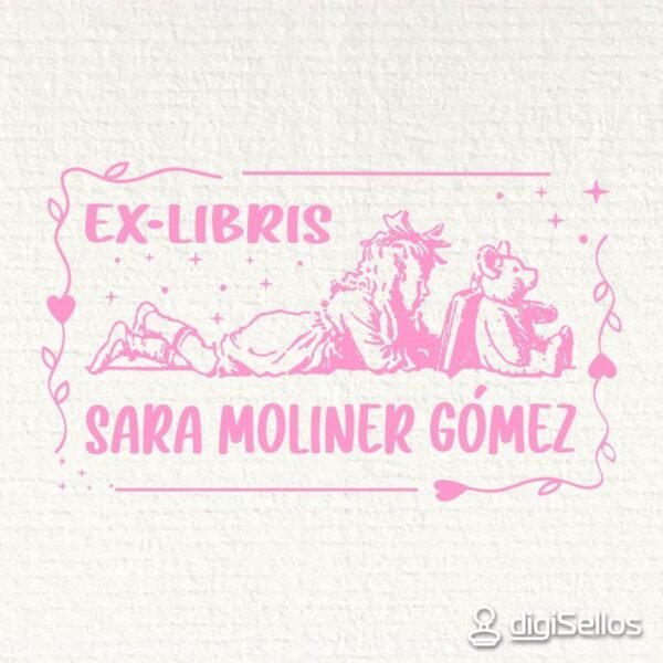 Ex Libris Niña Osito