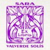 Sello Ex Libris Tulipanes