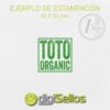 Sello manual 30x30 mm