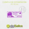 Sello manual 50x20 mm