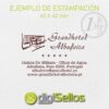 Sello manual 60x40 mm