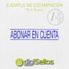 Sello manual 70X15 mm
