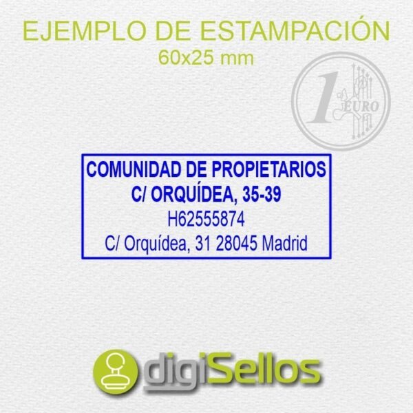 Sello manual comunidad de propietarios - Imagen 2