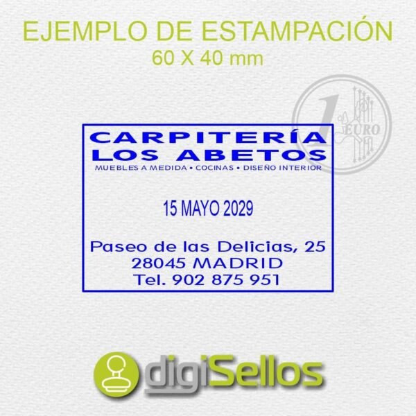 Fechador Colop Printer 55 Dater - 60x40 mm - Imagen 2