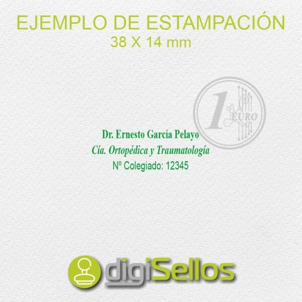 Sello Automático Médicos Número de Colegiado - Imagen 2