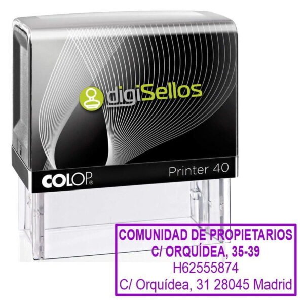 Sello Automático Comunidad de Propietarios