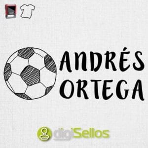 Sello automático textil Fútbol