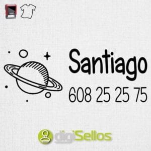 Sello automático textil Saturno