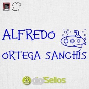 Sello automático textil Submarino