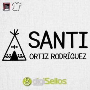 Sello automático textil Tipi