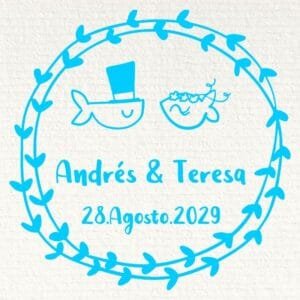 Sello Boda Pececillos
