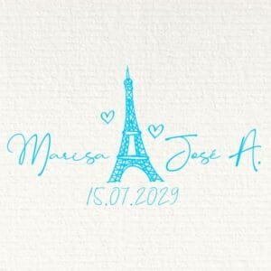 Sello Boda Torre Eifel