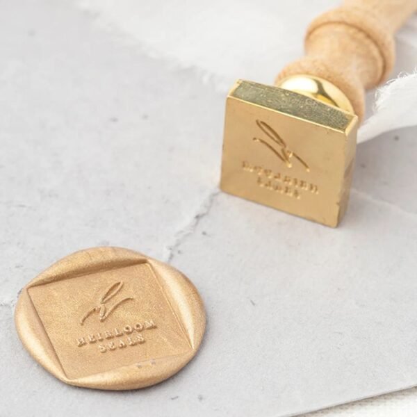 Sello de Lacre Personalizado Cuadrado - Imagen 2