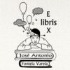 Ex Libris Dormido sobre Libros