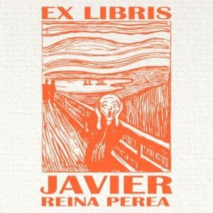 Ex Libris el Grito de Munch