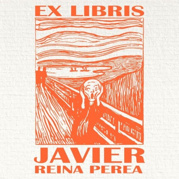 Ex Libris el Grito de Munch