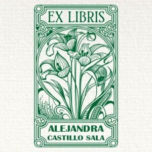 Ex Libris Lirio de Agua
