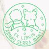Ex Libris Principito Mirando las Estrellas