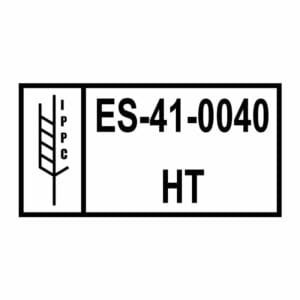 Sello de caucho para palets IPPF-NIMF 15