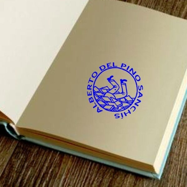 Ex Libris Ahogado en Libros - Imagen 2