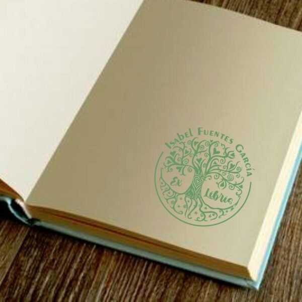 Sello Ex Libris Árbol de la Vida - Imagen 2