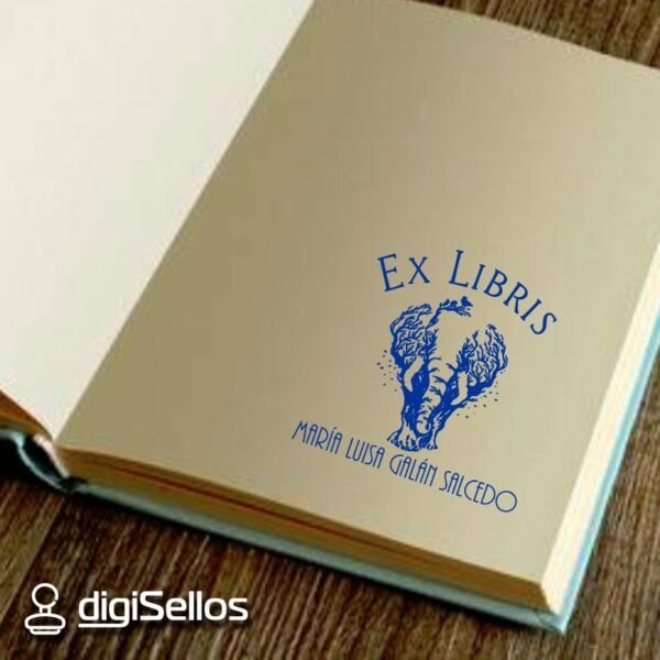 Ex Libris Árbol Elefante - Imagen 2