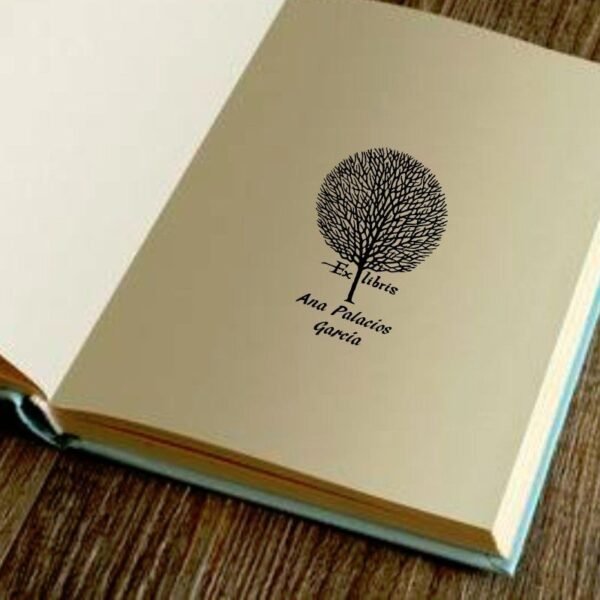 Ex Libris Arbol Otoño - Imagen 2