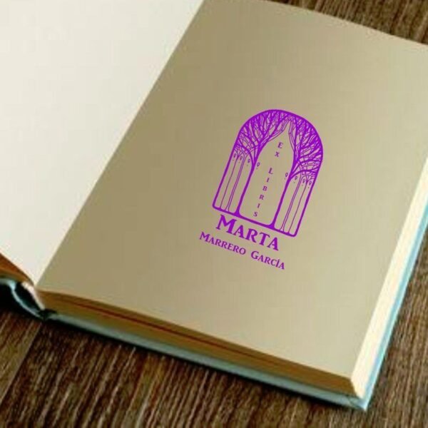 Sello Ex Libris Arboleda - Imagen 2