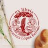 Ex Libris Ballena Saltando