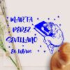 Ex Libris Dormida sobre Libro