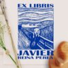 Ex Libris el Grito de Munch