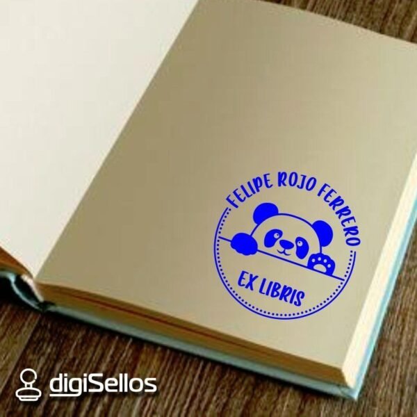 Ex Libris Oso Panda - Imagen 2