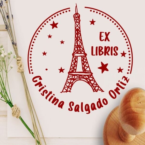 Ex Libris Torre Eiffel - Imagen 2