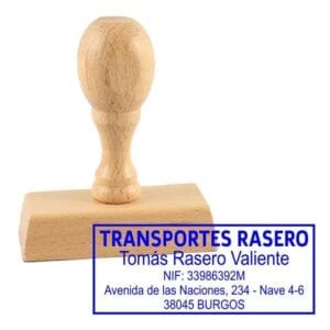 Sello manual 50x20 mm