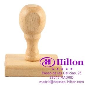 Sello manual 50x30 mm